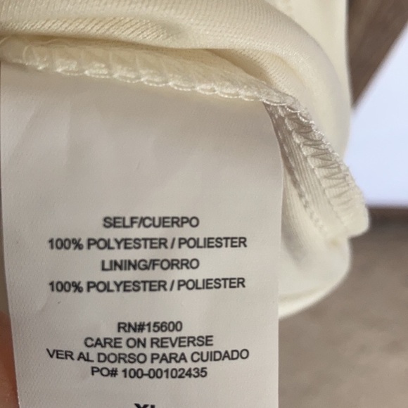 3/$33 rewind dress check flower print cut out in back w ruffle XL jrs - Picture 11 of 17